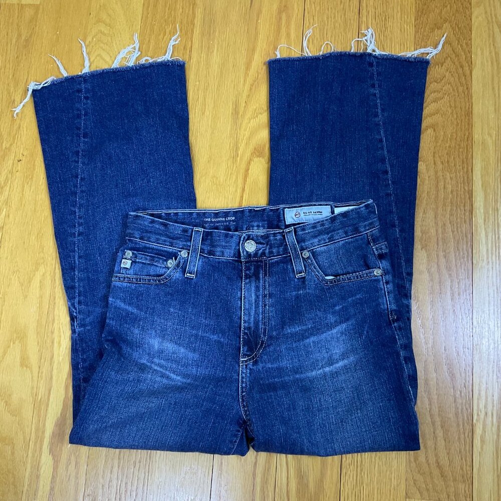 Adriano Goldschmied Jeans Cropped Flare High Rise Quinne (28R) - Picture 1 of 8
